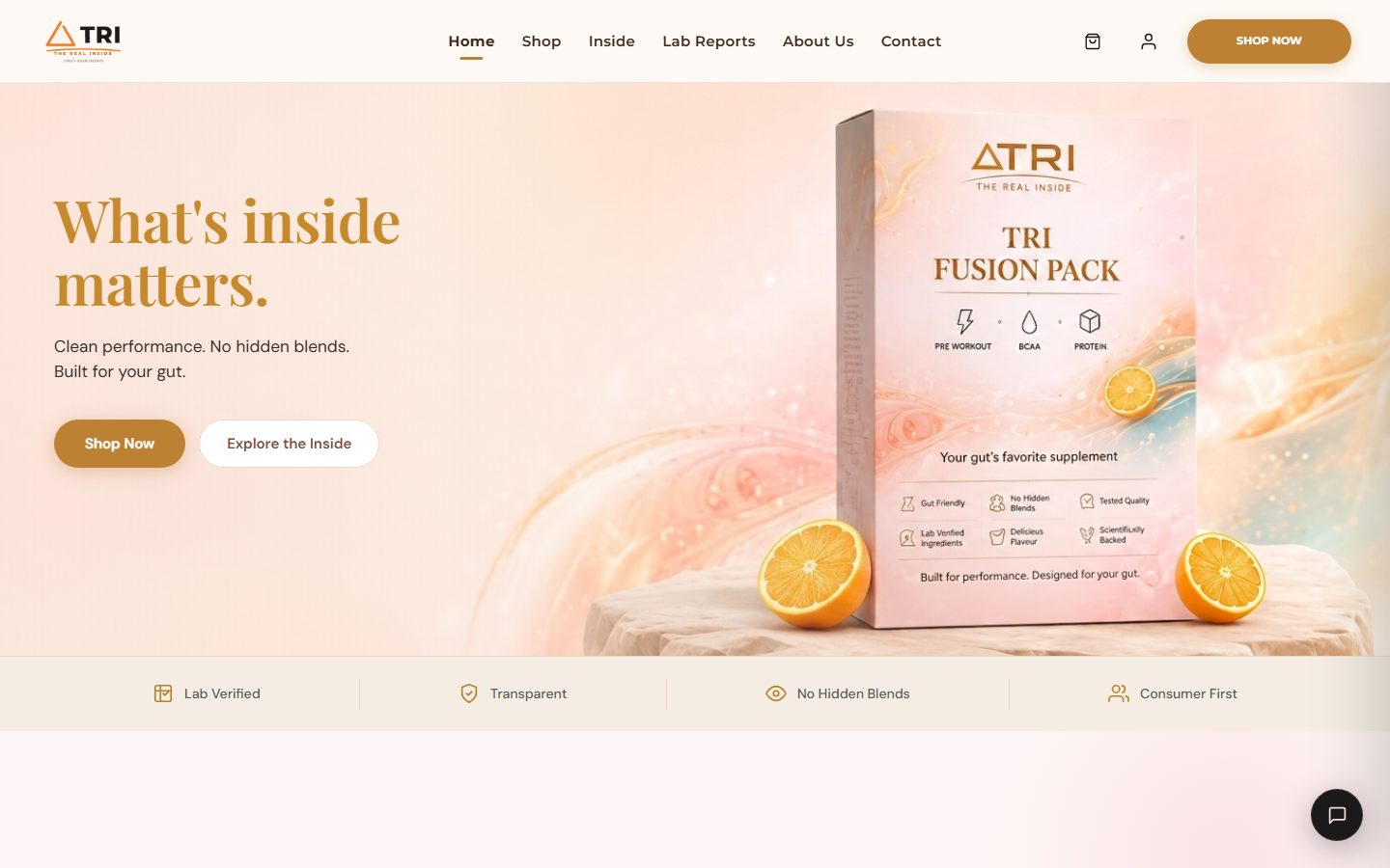 The Real Inside website